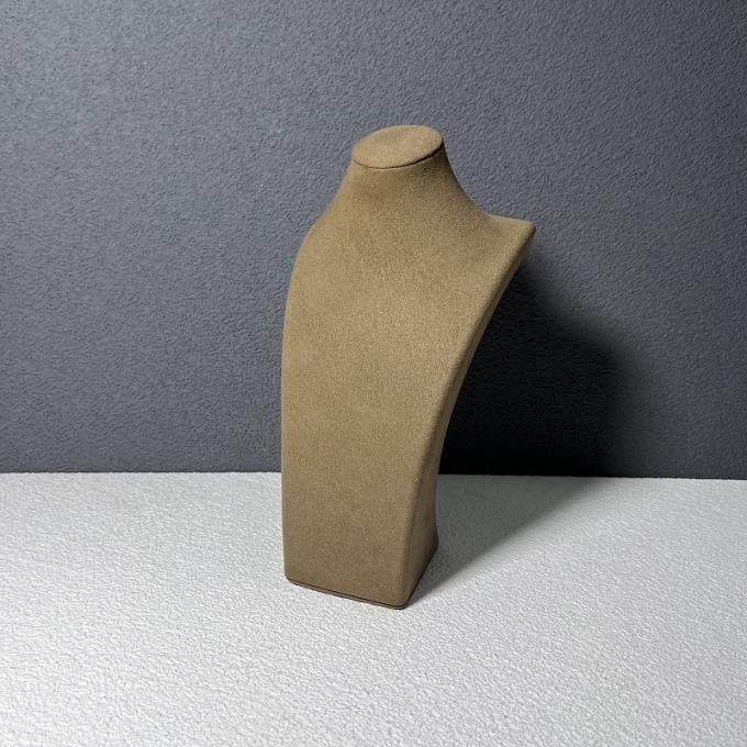 Kundenspezifischer Verpackenkaffee Microfiber-Schmuck-Stand für Halskette