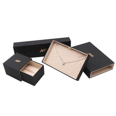 Kundenspezifische hängende Kasten-Pappschmuck-Ring Earring Bracelet Bangle Necklace-Uhr-Geschenk-Großhandelsleichte Berührung