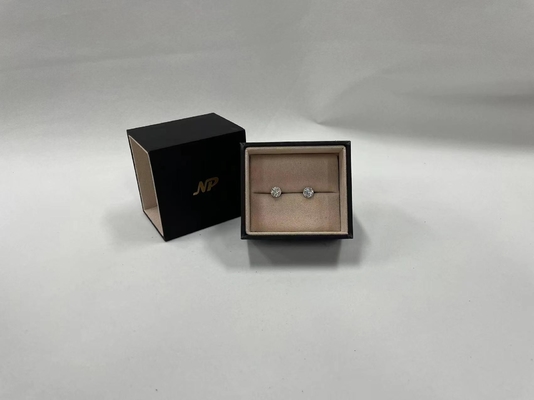 Kundenspezifische hängende Kasten-Pappschmuck-Ring Earring Bracelet Bangle Necklace-Uhr-Geschenk-Großhandelsleichte Berührung