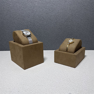 Schlitz Microfiber der Kaffee-Farbe12 Luxusuhr Schmuck-Uhr-Organisator anzeigen