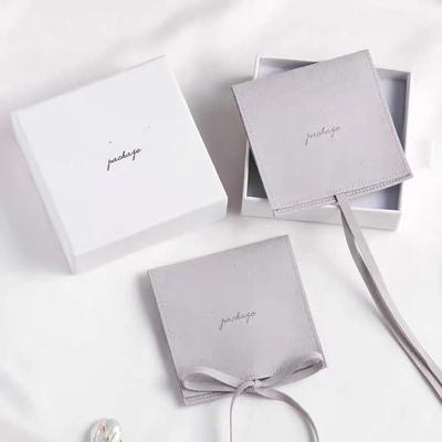 Morandi-Farbe-Microfiber-Schmuck-Verpackenbeutel für Geschenk