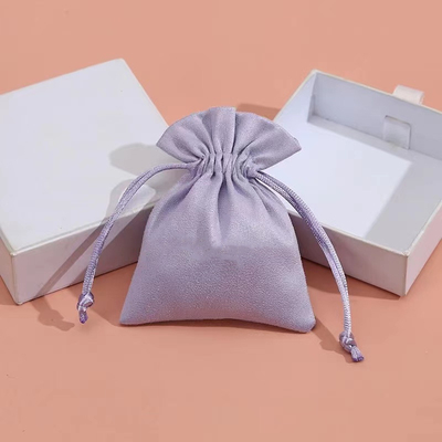 Süßigkeits-Farbzugschnur-Schmuck-Beutel-kleine Samt-Taschen für Schmuck