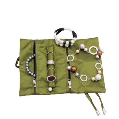 Soem-ODM-Rollenaufwärtsbewegungs-Schmuck-Organisator Suede Jewellery Rolls für das Reisen