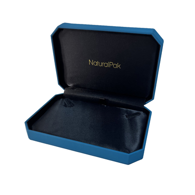 Luxusschmuck-Verpackenkasten-achteckige Spitzenveloursleder-Geschenkbox SMATA FSC