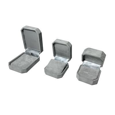 Kreativer achteckiger Luxusschmuck-Verpackenkasten-kundenspezifisches Samt-Schmuck-Verpacken