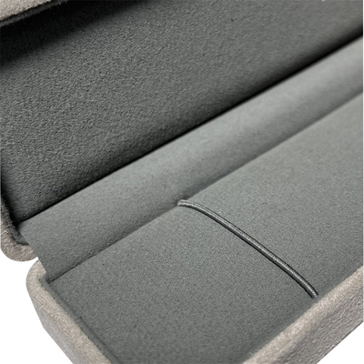 Runde Ecksamt-Schmuckkästchen-Luxusohrring-Armband-Großhandelshalskette Ring Box Jewelry Packaging Box