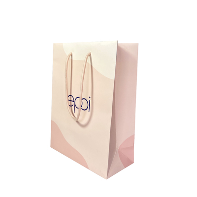 Sondergröße-Baumwollgriff druckte kleine Papiergeschenk-Taschen für Schmuckkästchen