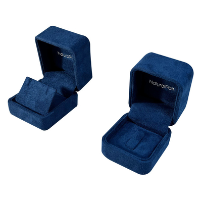Spitzenveloursleder ringsum eingehängten Schmuck-Verpackeneckkasten für Ringohrringarmbandarmbandhalskettenschmuck-Uhrgeschenk