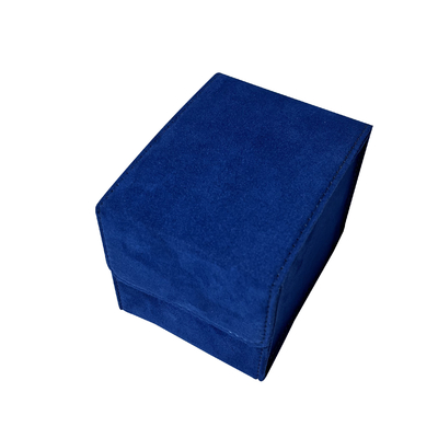 Spezielles blaues Veloursleder-Luxusuhr-Anzeige