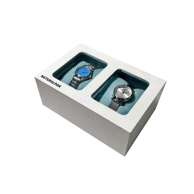 PU-Uhr-Kasten-Geschenk-Verpackenseiden-Füllmaterial innerhalb des ledernen Oberflächenuhr-Kastens mit Kissen