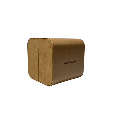 Hölzerne Beschaffenheits-Kunstleder-Armbanduhr-Verpackenkasten-Uhrenarmband-Geschenkbox