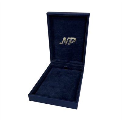 Papier-Ring der Plastikschmuckkästchen-leichten Berührung/Ohrringe/Anhänger/Armband/Watch-Geschenk-Satz stellten Verpackenspeicherschaukarton ein