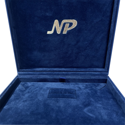 Papier-Ring der Plastikschmuckkästchen-leichten Berührung/Ohrringe/Anhänger/Armband/Watch-Geschenk-Satz stellten Verpackenspeicherschaukarton ein