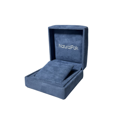Pale Blue Luxury Jewelry Packaging packt dekorative Halsketten-Armband-Ohrring-Geschenkbox ein