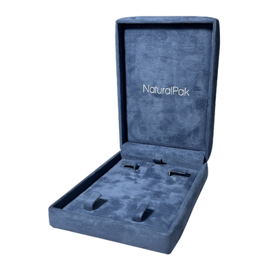 Pale Blue Luxury Jewelry Packaging packt dekorative Halsketten-Armband-Ohrring-Geschenkbox ein