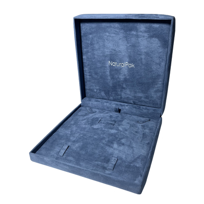 Pale Blue Luxury Jewelry Packaging packt dekorative Halsketten-Armband-Ohrring-Geschenkbox ein