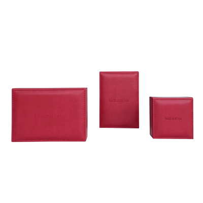 Quadrat-zweiteilige Pappschachtel-Weinlese-Art-rotes Münztelefon mit Sahne inner