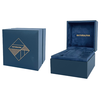 92*92*75mm quadratische Maschinenhälften-Armbanduhr-Verpackenkästen mit Kissen