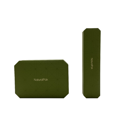 Luxusachteck-Form-Armbanduhr-Verpackenkästen mit Goldlinie
