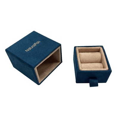 Spitzenveloursleder-Fach-Schmuck-Verpackungs-Kasten für Ring Earring Pendant Bangle Bracelet