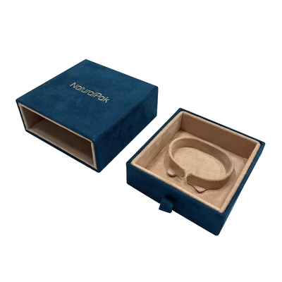 Spitzenveloursleder-Fach-Schmuck-Verpackungs-Kasten für Ring Earring Pendant Bangle Bracelet