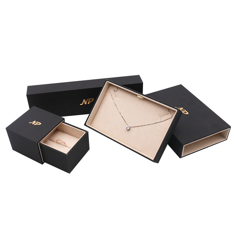 Kundenspezifische hängende Kasten-Pappschmuck-Ring Earring Bracelet Bangle Necklace-Uhr-Geschenk-Großhandelsleichte Berührung
