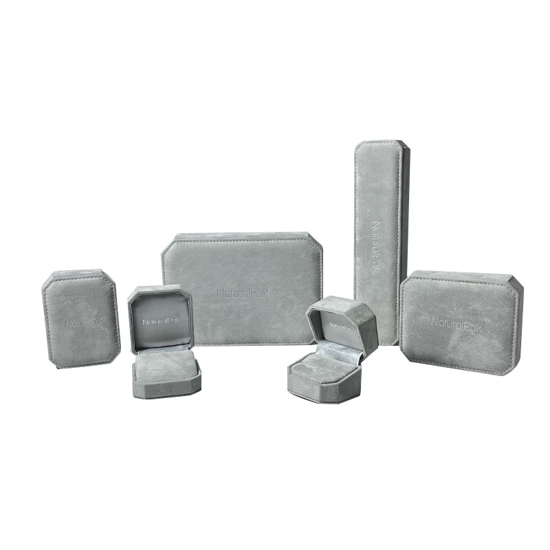 Kreativer achteckiger Luxusschmuck-Verpackenkasten-kundenspezifisches Samt-Schmuck-Verpacken