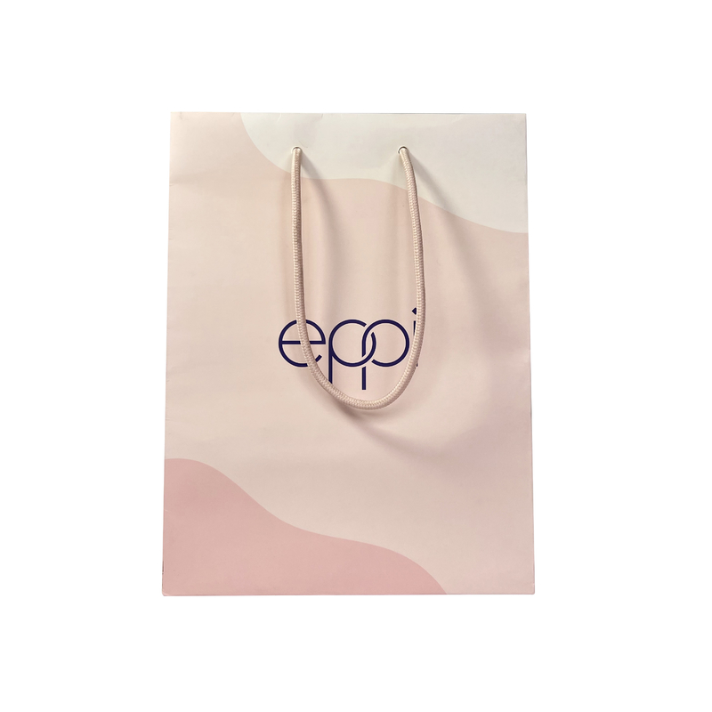 Sondergröße-Baumwollgriff druckte kleine Papiergeschenk-Taschen für Schmuckkästchen