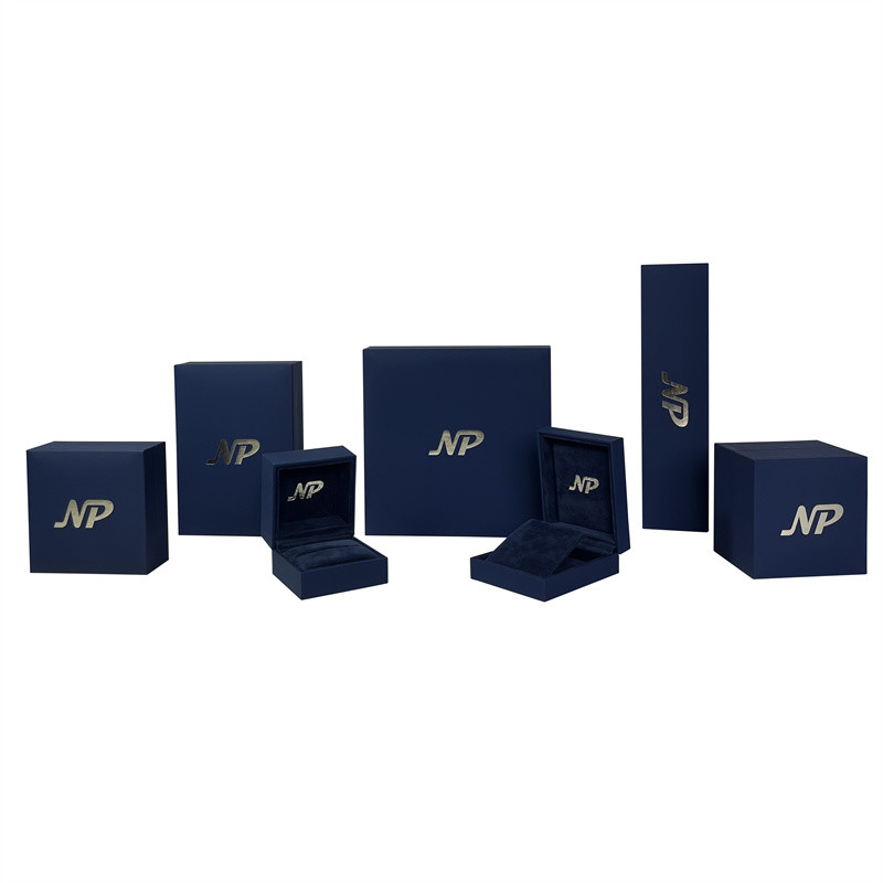 Papier-Ring der Plastikschmuckkästchen-leichten Berührung/Ohrringe/Anhänger/Armband/Watch-Geschenk-Satz stellten Verpackenspeicherschaukarton ein